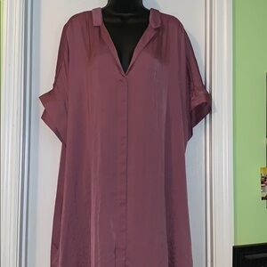 New denim 24/7 short sleeve blouse